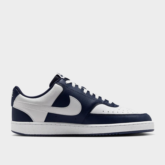 Nike Mens Court Vision Lo Sneaker Navy/white _ 183087 _ Navy