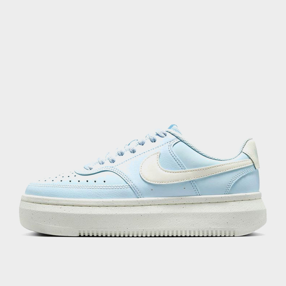 Nike Womens Court Vision Alta Sneaker Blue/white _ 183090 _ Blue