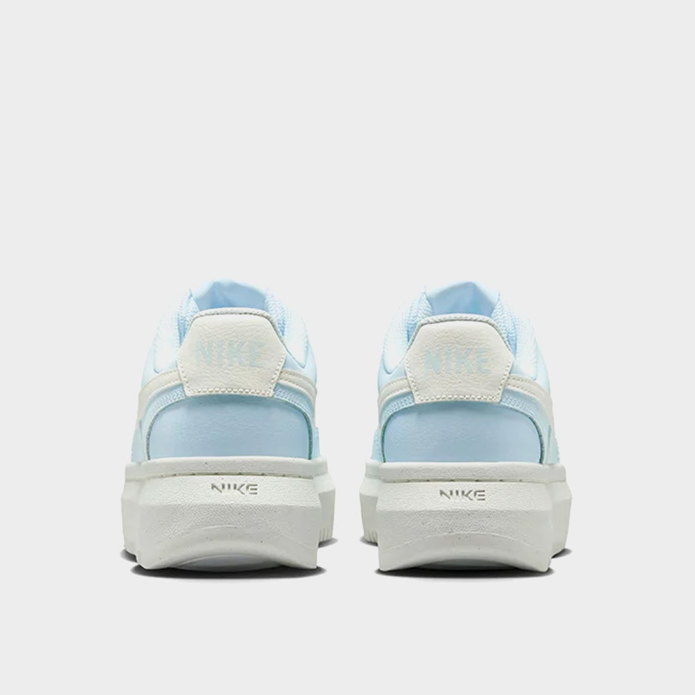 Nike Womens Court Vision Alta Sneaker Blue/white _ 183090 _ Blue