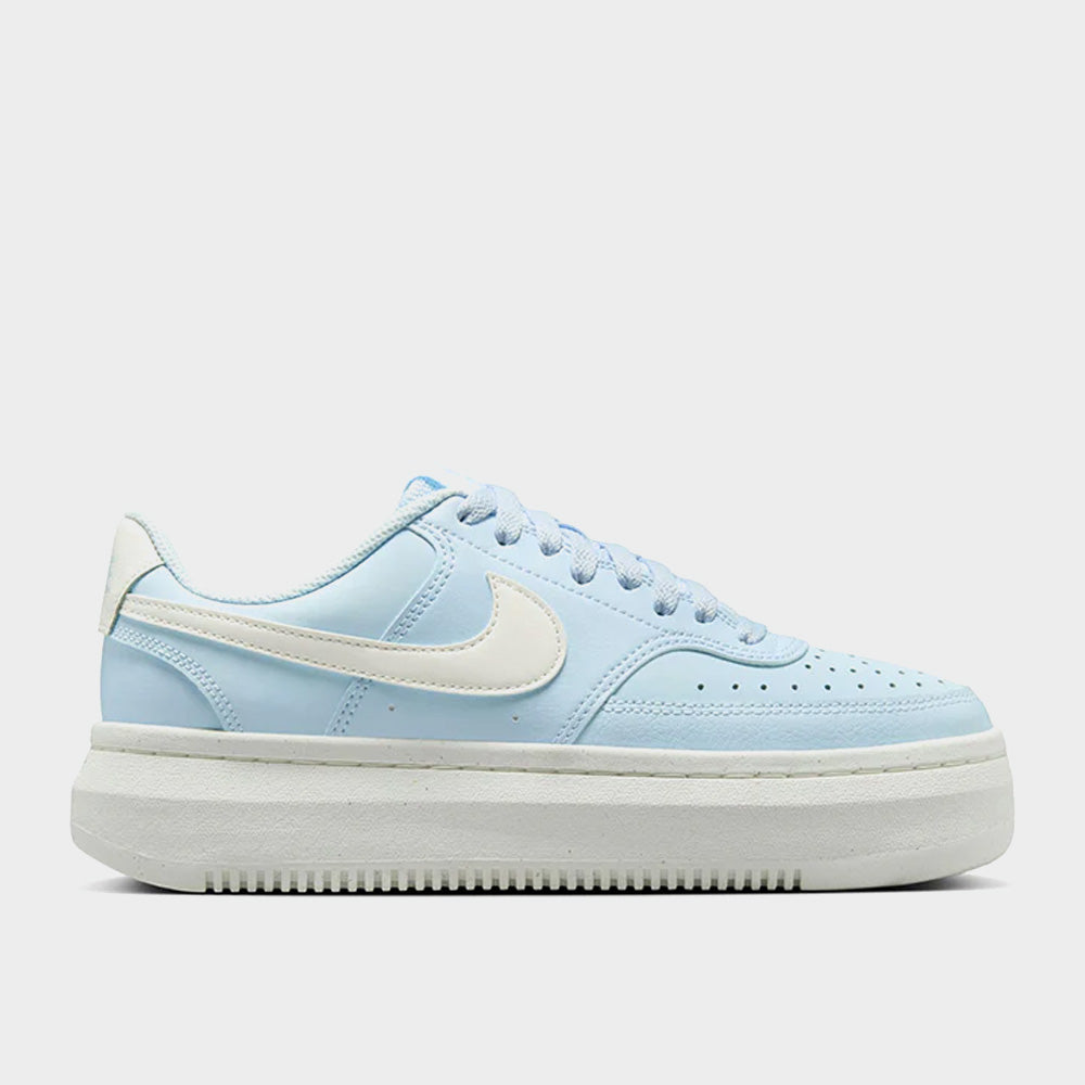 Nike Womens Court Vision Alta Sneaker Blue/white _ 183090 _ Blue