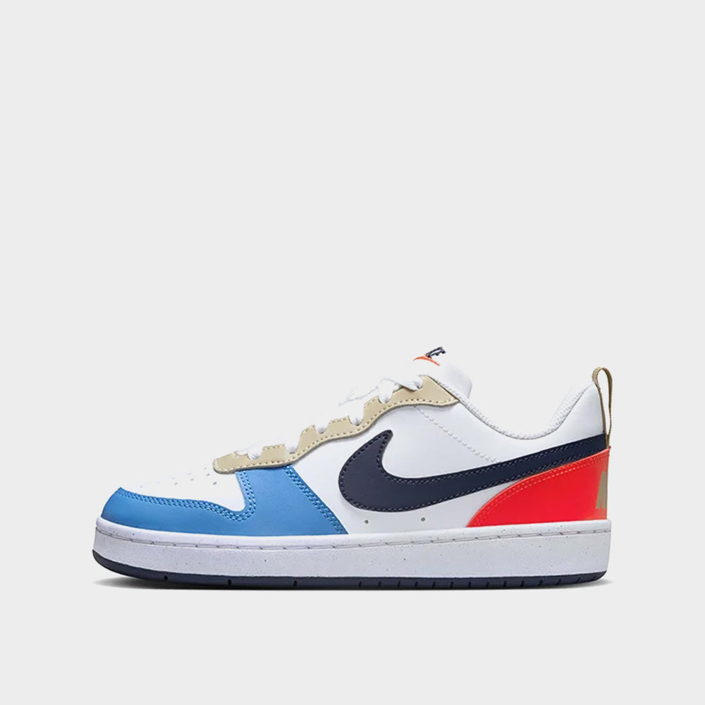 Nike Youth Court Borough Low Recraf Sneaker White/multi _ 183095 _ White