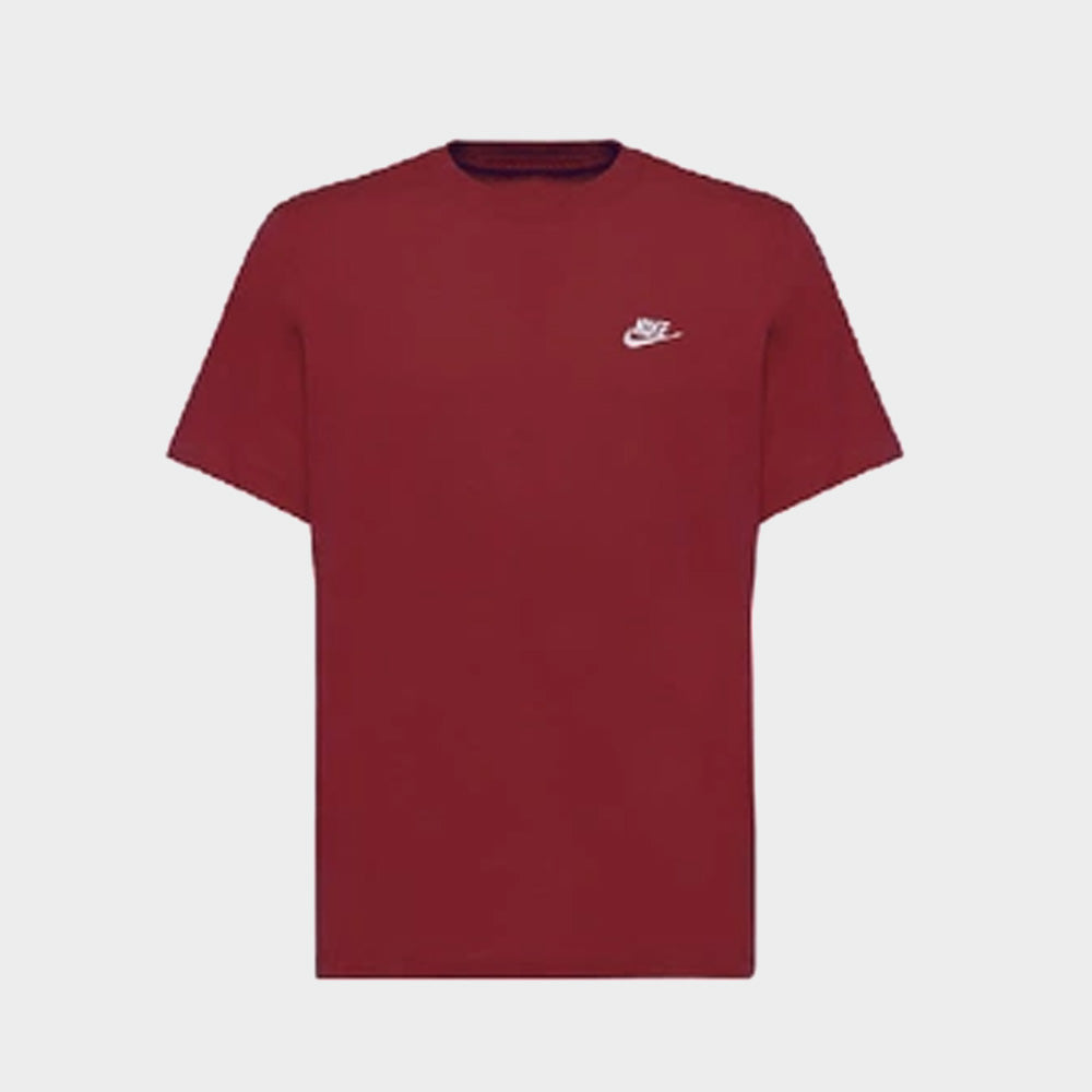 Nike Mens Sportswear Club Tee Red/White _ 183131 _ Red