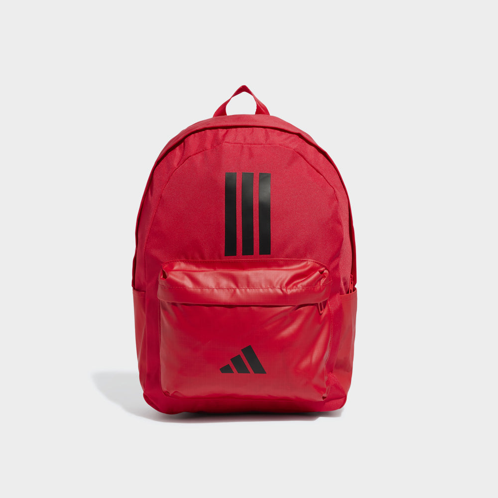 Adidas Unisex Classic Back-To-School 3-Stripes Backpack Red/Black _ 183152 _ Red