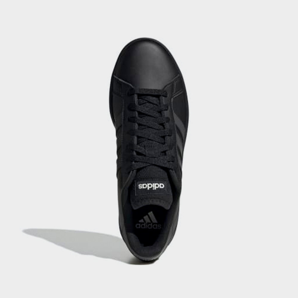 Adidas Mens Grand Court Base 2.0 Sneaker Black/black _ 183217 _ Black