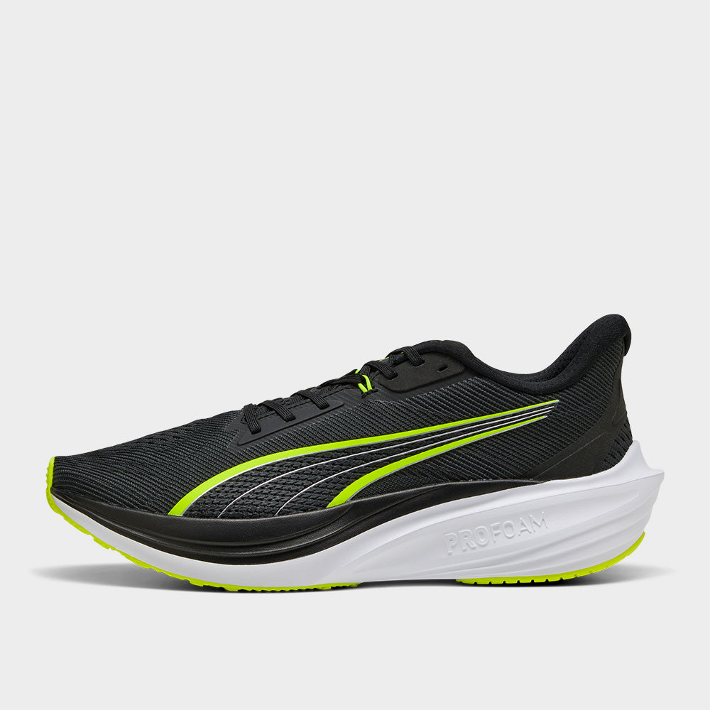 Puma Mens Darter Pro Performance Running Black/yellow _ 183293 _ Black