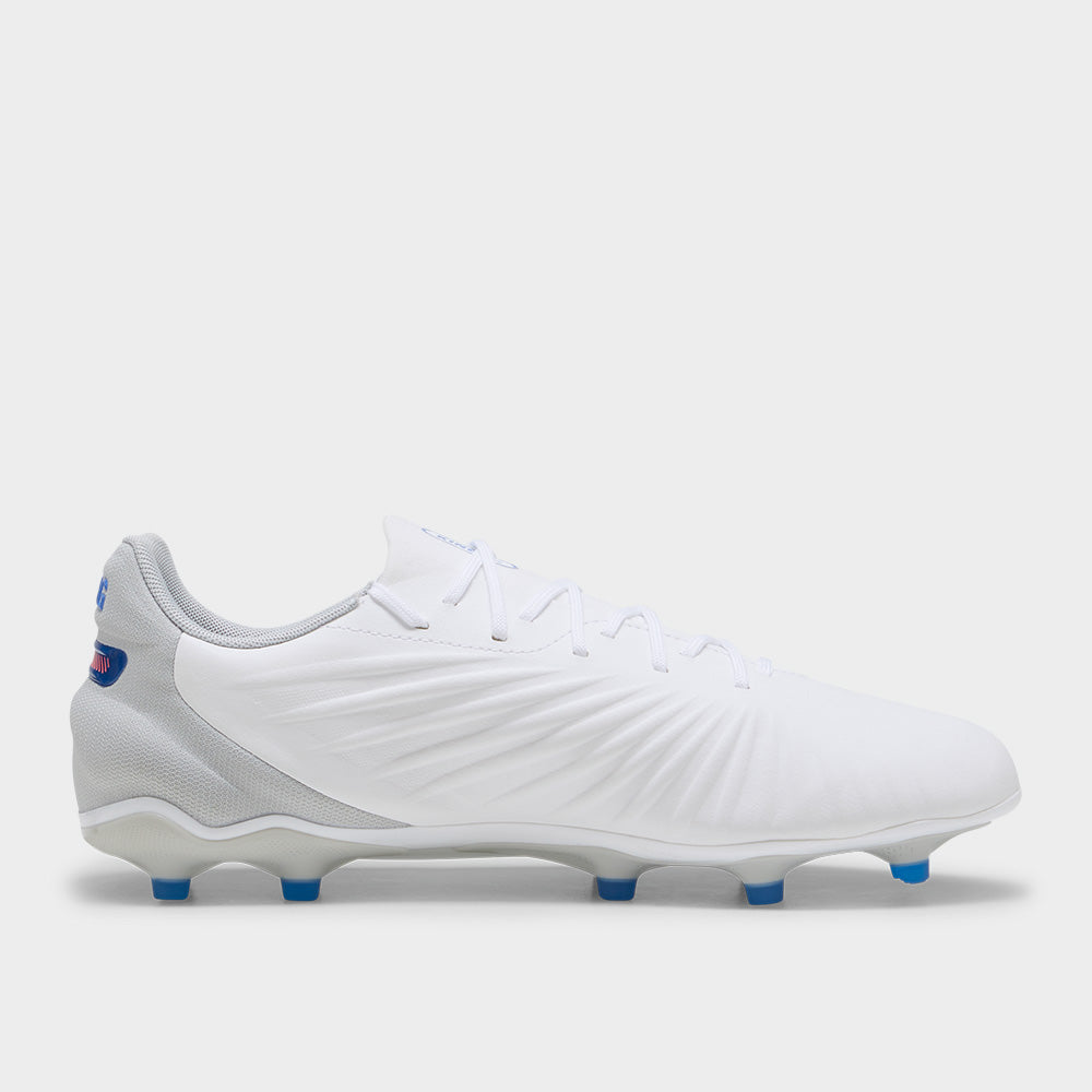 Puma Mens King Match Fg/ag Football White/blue _ 183364 _ White
