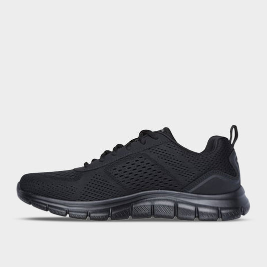 Skechers Mens Track Sneakers Black