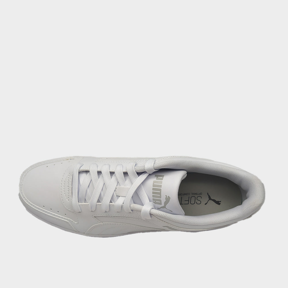 Puma Mens Rebound V6 Low Sneakers White/gum _ 183431 _ White