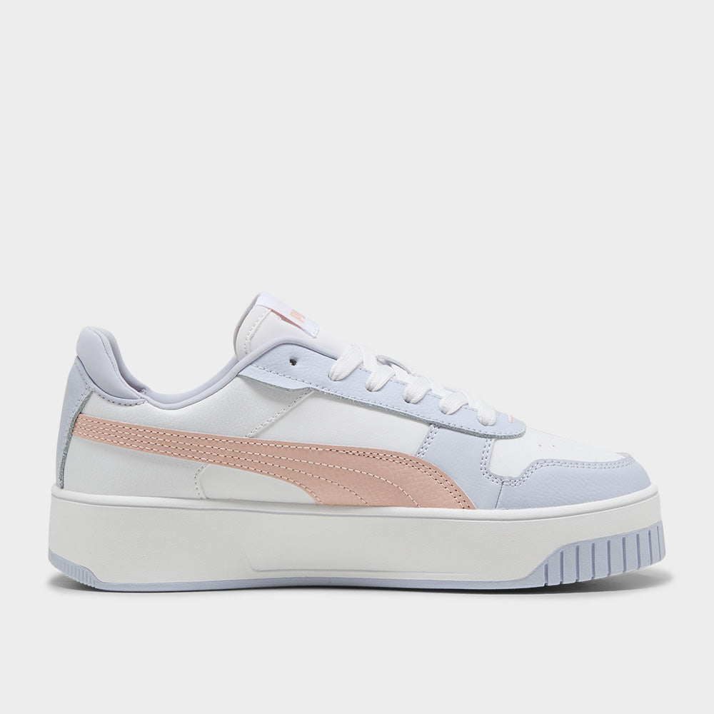 Puma Womens Carina Street Sneaker White/Multi _ 183441 _ White