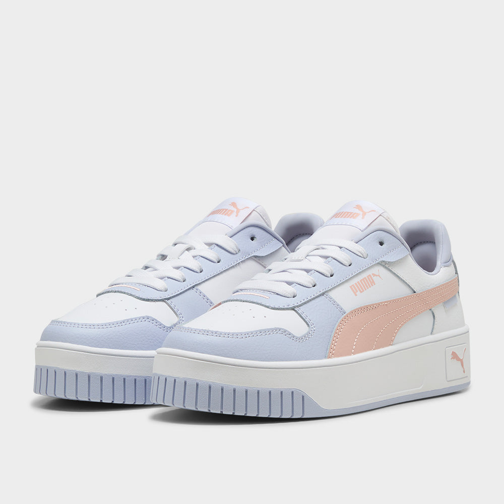 Puma Womens Carina Street Sneaker White/Multi _ 183441 _ White