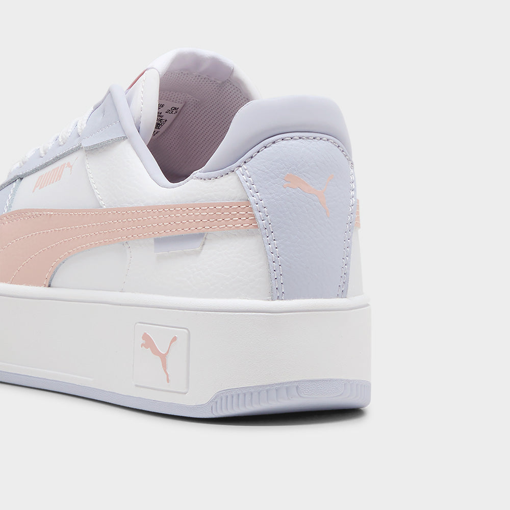 Puma Womens Carina Street Sneaker White/Multi _ 183441 _ White
