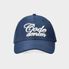 Code 3D Embroidery Peak Cap Blue