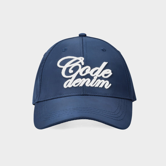 Code 3D Embroidery Peak Cap Blue