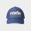 Code Logo Printed Peak Cap Blue