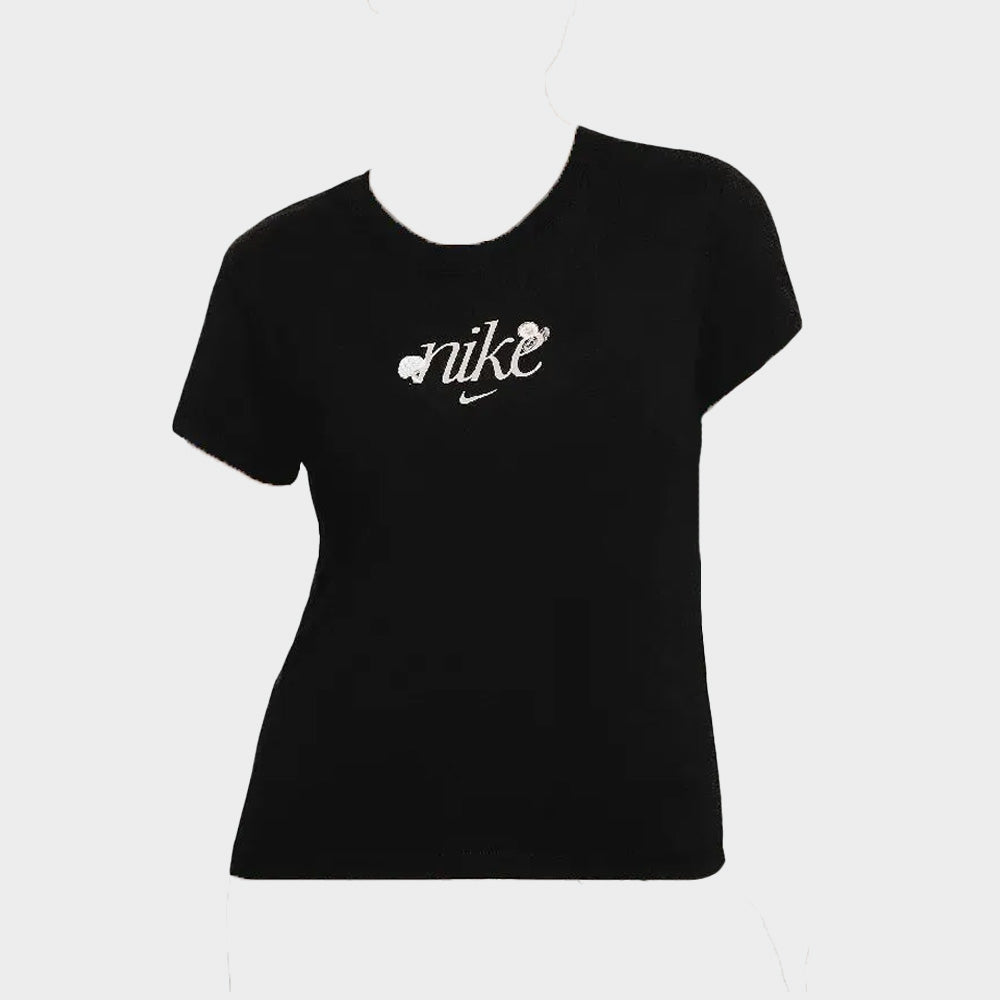 Nike Womens Sportswear Chill Knit Tee Eday Black _ 183556 _ Black