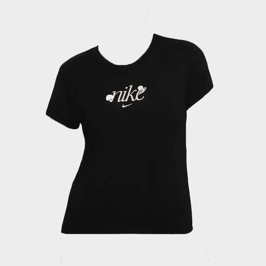 Nike Womens Sportswear Chill Knit Tee Eday Black _ 183556 _ Black