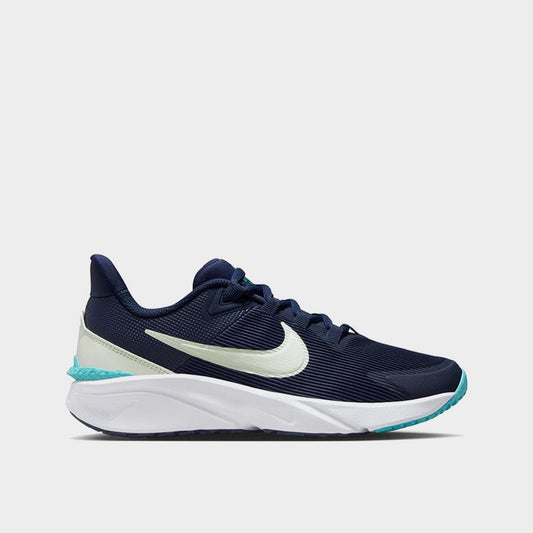 Nike Youth Star Runner 4 Sneaker Navy/violet _ 183592 _ Navy