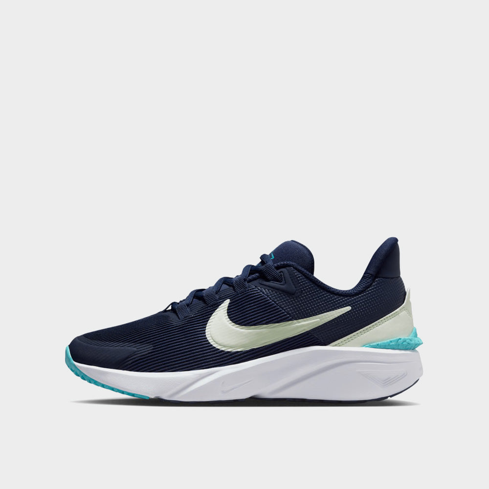 Nike Youth Star Runner 4 Sneaker Navy/violet _ 183592 _ Navy