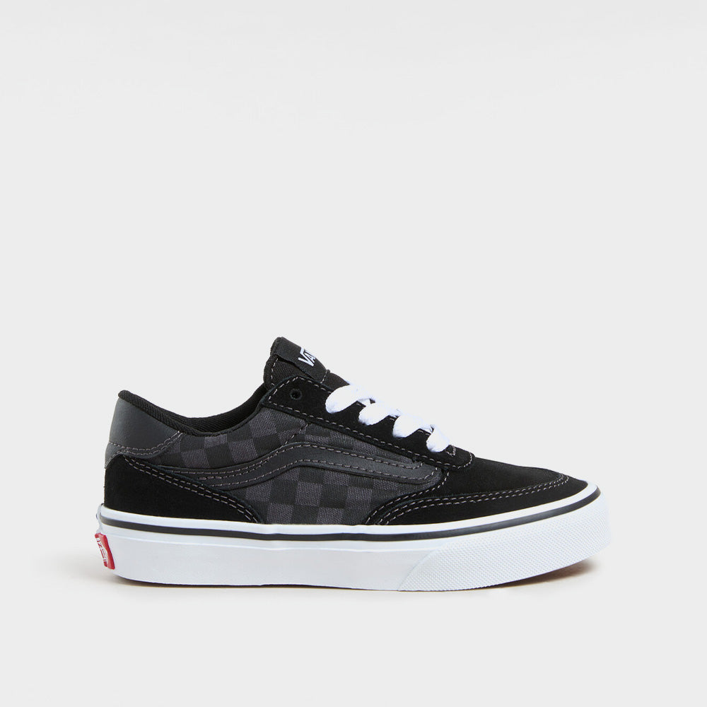 Vans Youth Brooklyn Ls Canvas Sneaker Black/Multi _ 183679 _ Black