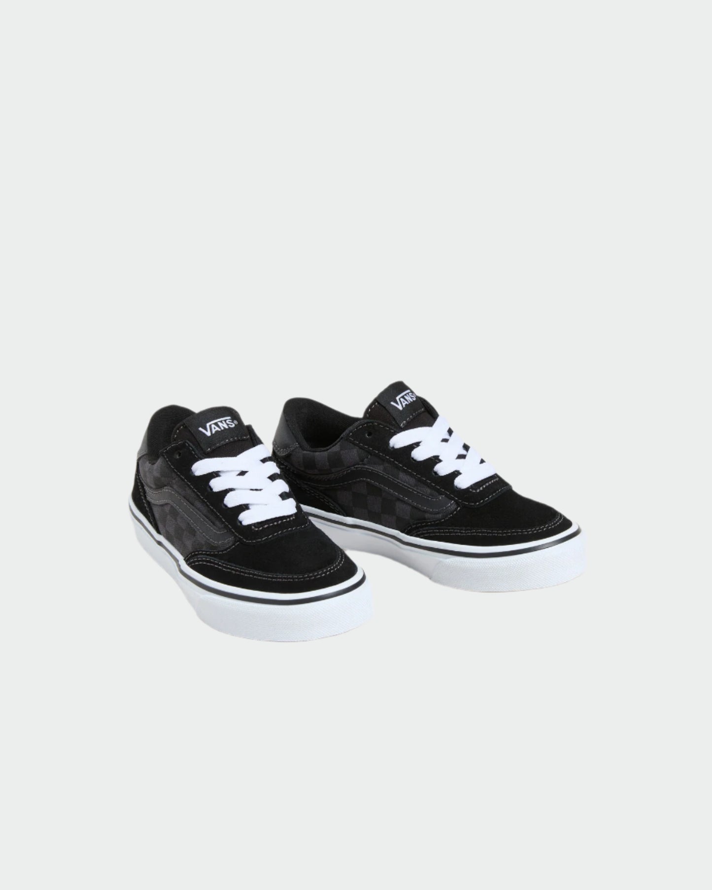 Vans Youth Brooklyn Ls Canvas Sneaker Black/Multi _ 183679 _ Black