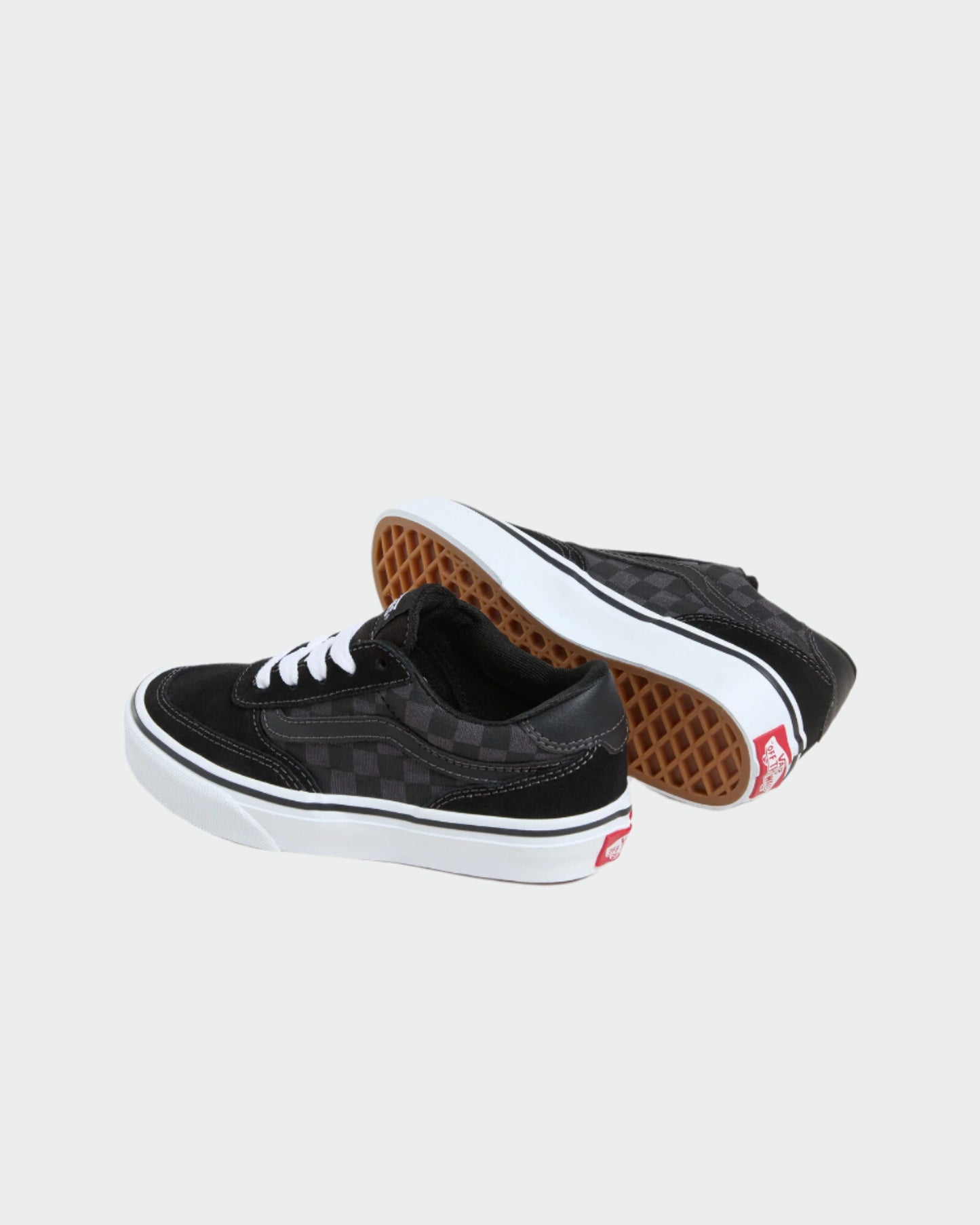 Vans Youth Brooklyn Ls Canvas Sneaker Black/Multi _ 183679 _ Black