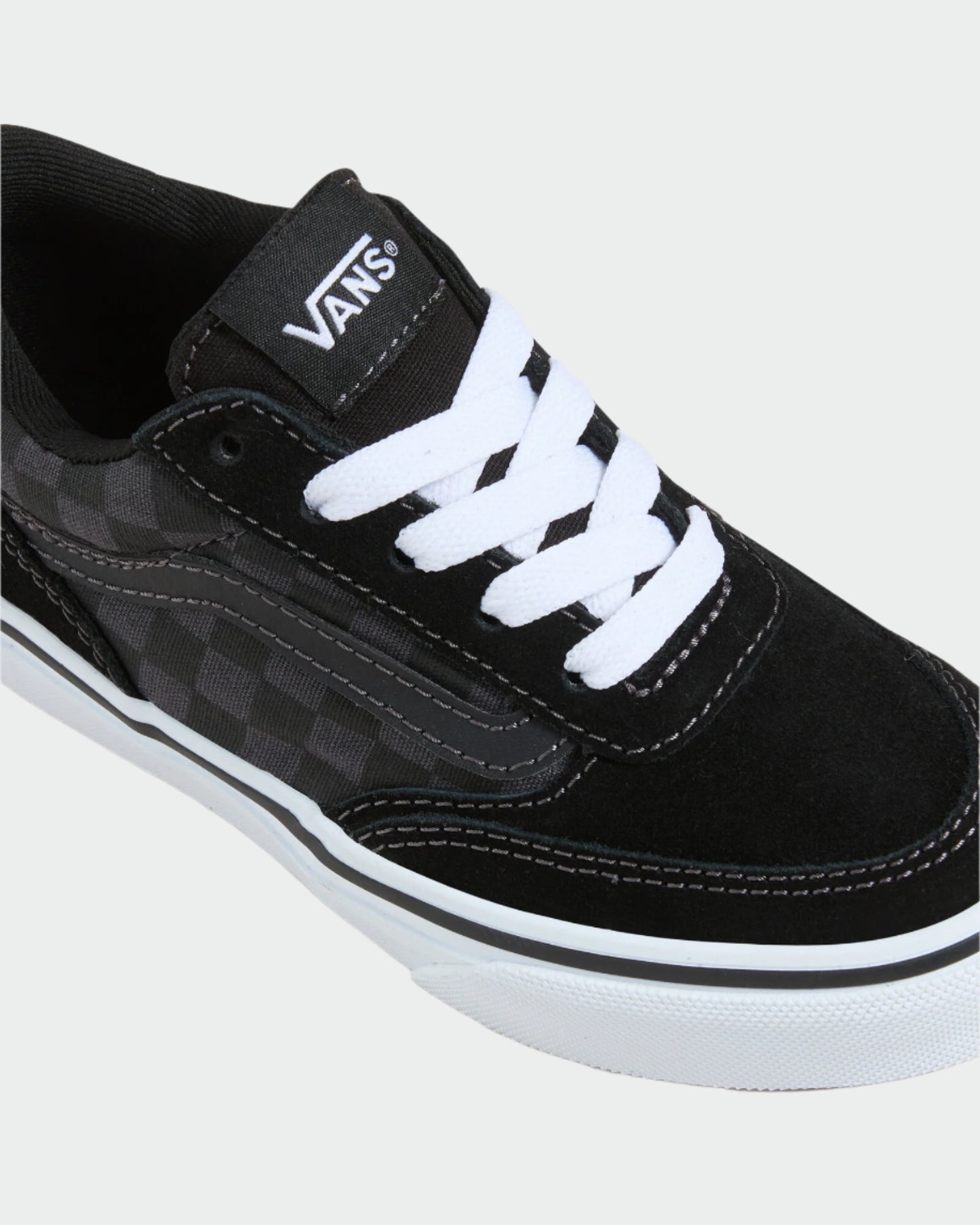 Vans Youth Brooklyn Ls Canvas Sneaker Black/Multi _ 183679 _ Black