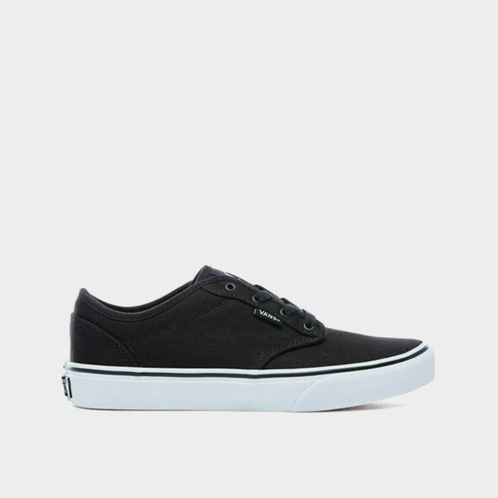 Vans Youth Atwood Canvas Sneaker Black/White _ 183680 _ Black