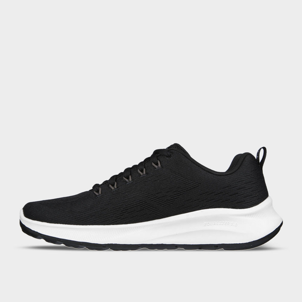 Skechers Mens Equalizer 5.0 Sneakers Black/white _ 184447 _ Black