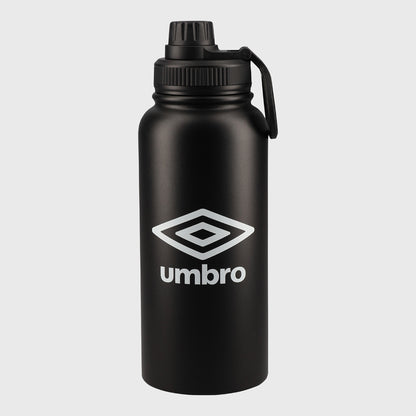 Umbro Aluminium Water Bottle Black