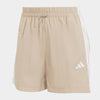 Adidas Womens 3 Strips Shorts Beige