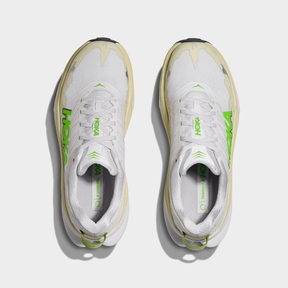 Hoka Womens Torrent 4 Trail Running Shoes White