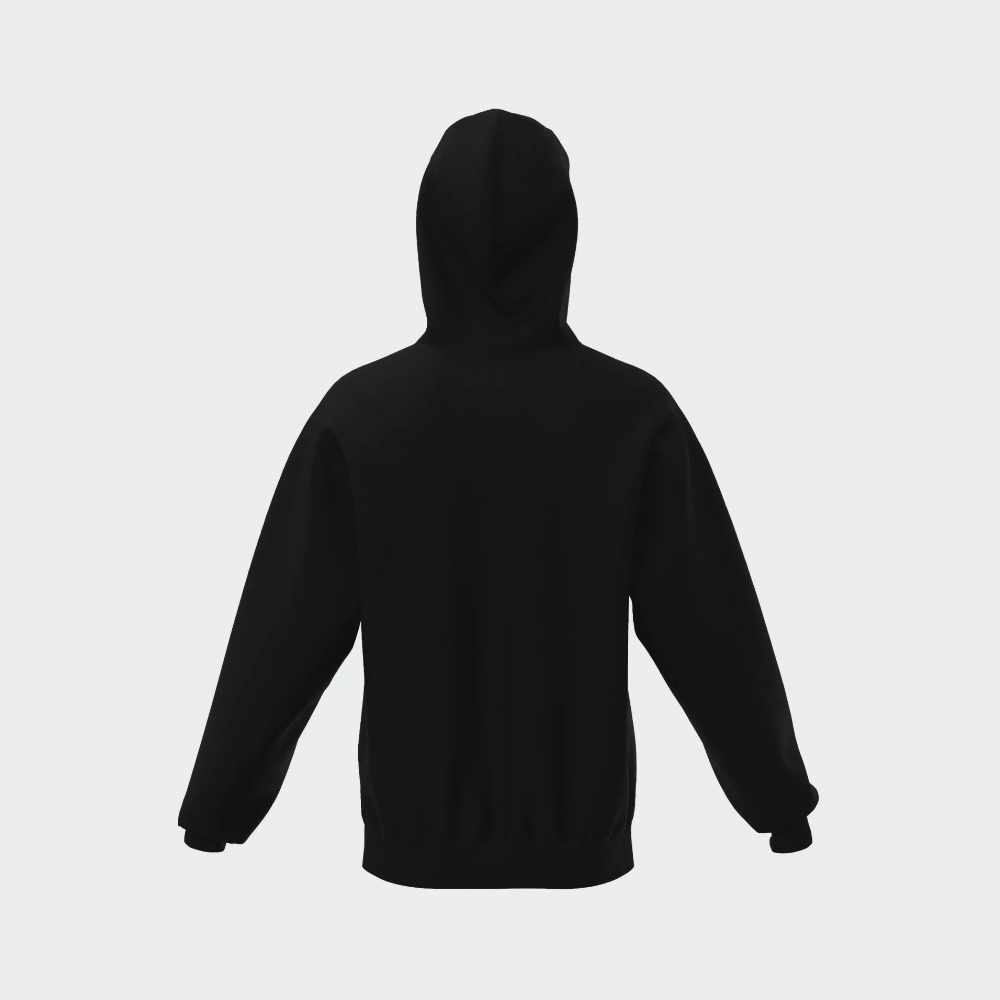 ADIDAS MENS Big Logo Fleece Hoodie BLACK – Tekkie Town