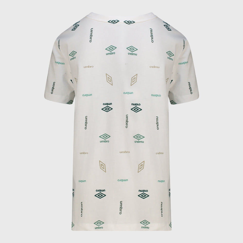 Umbro Youth Eric All Over Print Tee White