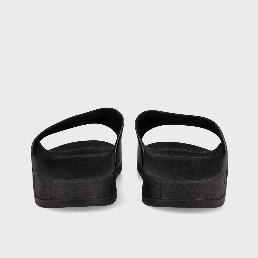 Umbro Mens Triple Logo Slides Black