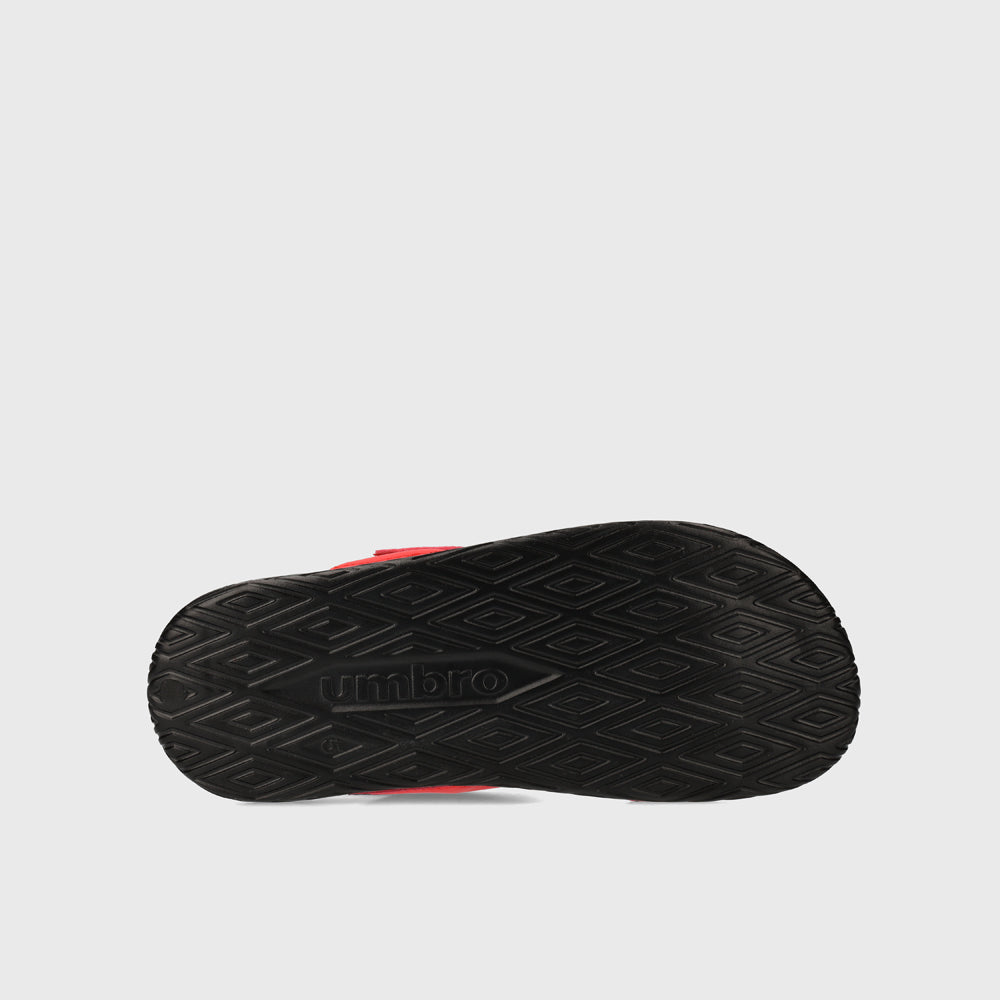 Umbro Mens Embossed Strap Sandals Red