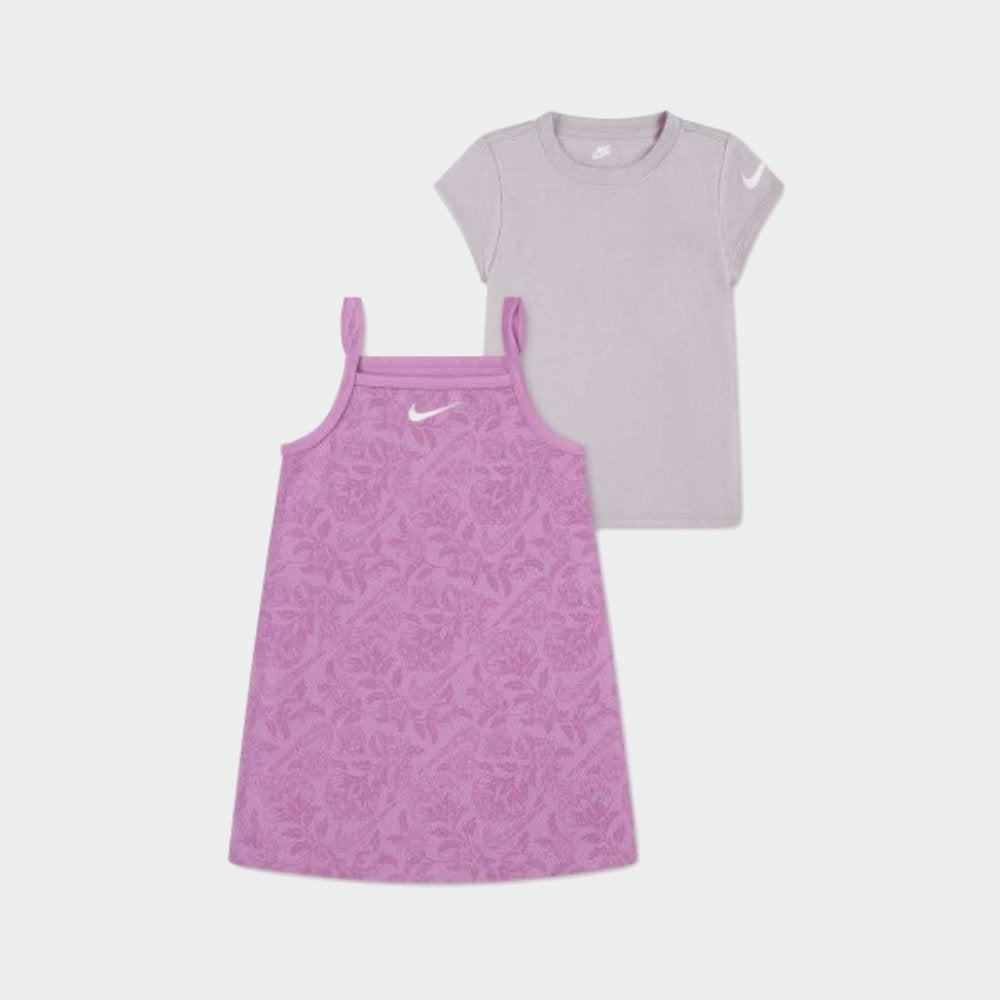 Nike Girls MOVE WITH NATURE DRESS Pink