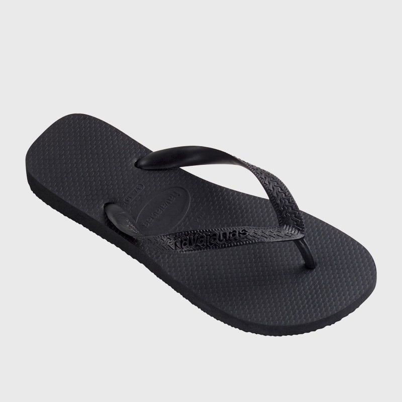Havaianas Unisex Top Thong Sandals Black
