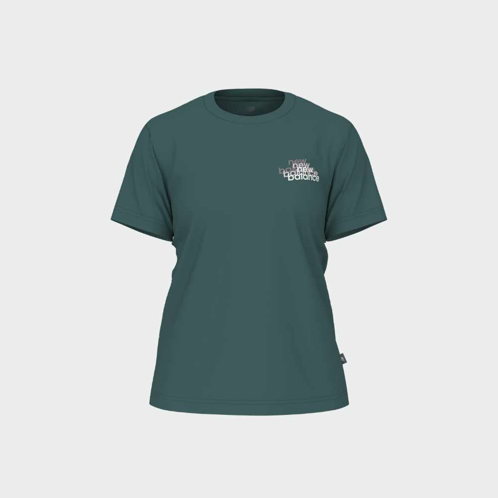 New Balance Mens Sport Lines Tee Green