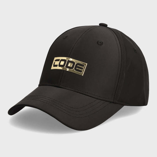 Code Micro Fibre Peak Cap Black