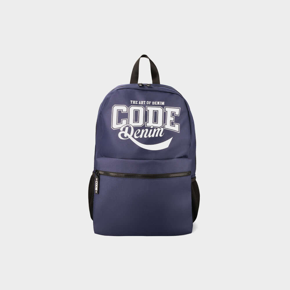 Code Front Pocket Backpack Blue – Tekkie Town
