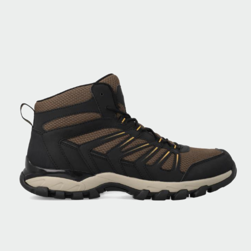 HI-TEC MENS Grand Paradiso Mid Outdoor Shoes BROWN