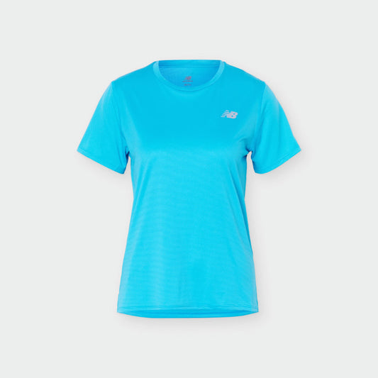 New Balance Womens Sport Logo Tee Blue