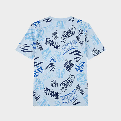 Nike Mens RWB Graffiti Tag Tee Blue