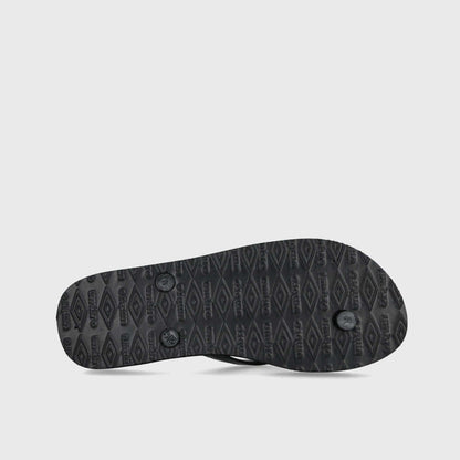 Umbro Womens Emboss Thong Sandals Black