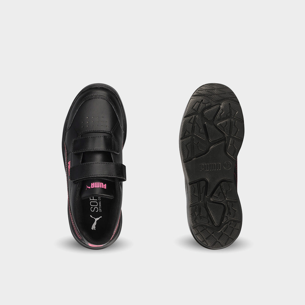 Puma Girls Evolve Court V PS Sneakers Black