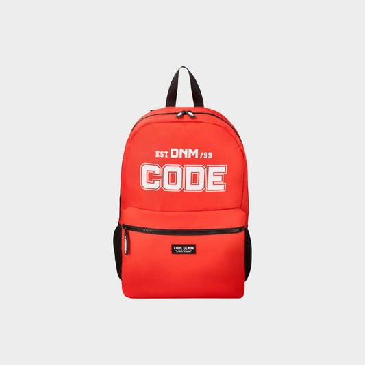 Code Front Pocket Backpack Red