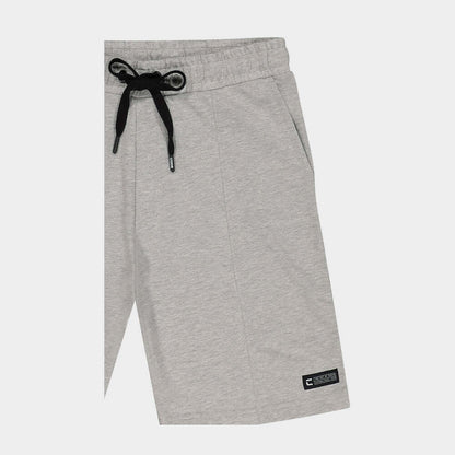 CODE MENS Knit Jog Shorts GREY