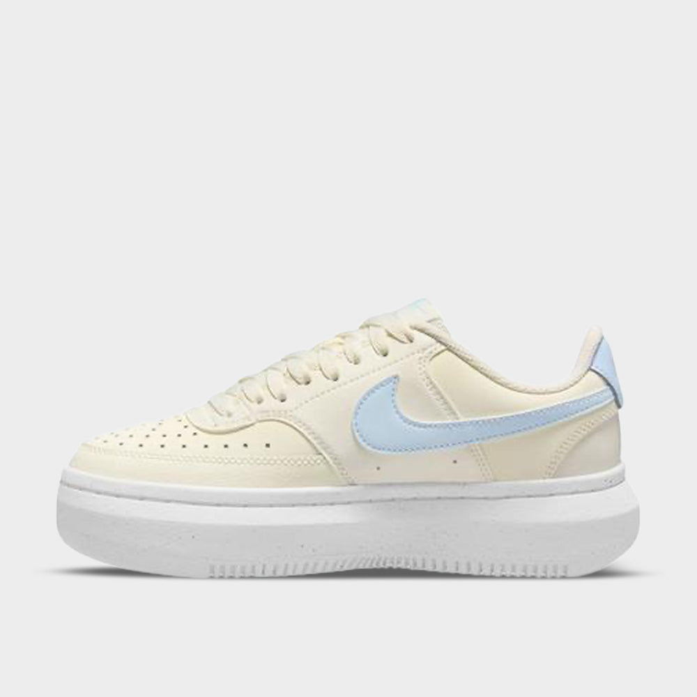Nike Womens Court Vision Alta Sneakers Beige