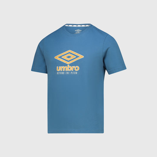 Umbro Mens Graphic Tee Blue