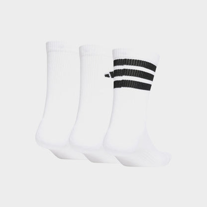 Adidas 3 Pack Logo 3 Pack Socks White